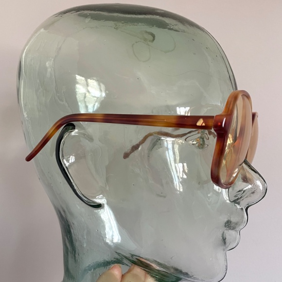 Vintage Liz Claiborne Brown Square Oversized Sunglasses - LARGE! - Picture 3 of 9